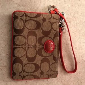 Coach wrist bag